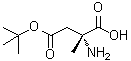 结构式 CAS# 1231709-25-3, 2-甲基-D-天冬氨酸 4-叔丁酯