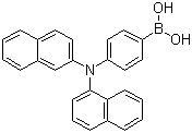 B-[4-(1-萘基-2-萘基氨基)苯基]硼酸分子结构 (CAS 1232101-98-2)