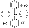 结构式 CAS# 123334-18-9, 四苯基氯化砷盐酸盐水合物