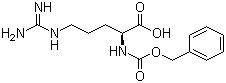 结构式 CAS# 1234-35-1, N-苄氧羰基-L-精氨酸
