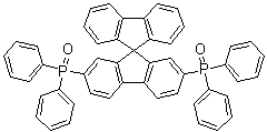 结构式 CAS# 1234510-13-4, 2,7-双(二苯基氧膦基)-9,9'-螺双[芴]