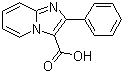 structure of CAS# 123533-41-5, 2-Phenylimidazo[1,2-a]pyridine-3-carboxylic acid