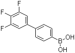 structure of CAS# 1236159-62-8, B-(3',4',5'-Trifluoro[1,1'-biphenyl]-4-yl)boronic acid