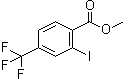 结构式 CAS# 1236303-09-5, 2-碘-4-三氟甲基苯甲酸甲酯