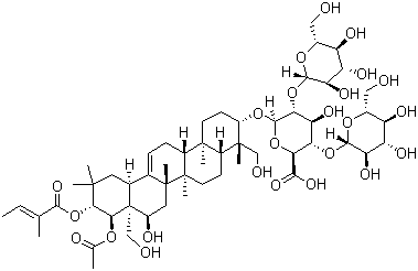 七叶皂苷 A分子结构 (CAS 123748-68-5)