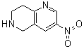 结构式 CAS# 123792-68-7, 3-硝基-5,6,7,8-四氢-[1,6]萘啶