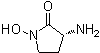 结构式 CAS# 123931-04-4, (3R)-3-氨基-1-羟基-2-吡咯烷酮