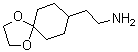 1,4-Dioxaspiro[4.5]decane-8-ethanamine molecular structure (CAS 124499-34-9)