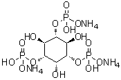 myo-Inositol 1,3,5-tris(dihydrogen phosphate) ammonium salt (1:3) molecular structure (CAS 1246355-67-8)