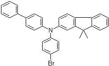 结构式 CAS# 1246562-40-2, N-[1,1'-联苯]-4-基-N-(4-溴苯基)-9,9-二甲基-9H-芴-2-胺