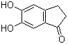 结构式 CAS# 124702-80-3, 5,6-二羟基茚满-1-酮