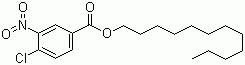structure of CAS# 124809-77-4, Dodecyl 4-chloro-3-nitrobenzoate;Dodecyl 3-nitro-4-chlorbenzoate
