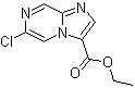 结构式 CAS# 1250996-97-4, 6-氯咪唑并[1,2-a]吡嗪-3-羧酸乙酯