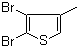 structure of CAS# 125257-38-7, 2,3-Dibromo-4-methylthiophene