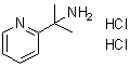 结构式 CAS# 1256633-17-6, alpha,alpha-二甲基-2-吡啶甲胺二盐酸盐