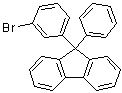 结构式 CAS# 1257251-75-4, 9-(3-溴苯基)-9-苯基-9H-芴