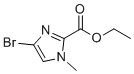 Ethyl 4-bromo-1-methyl-1H-imidazole-2-carboxylate molecular structure (CAS 1260672-33-0)