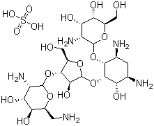 structure of CAS# 1263-89-4, Paromomycin sulfate salt