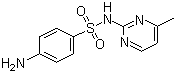 结构式 CAS# 127-79-7, 磺胺甲基嘧啶
