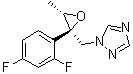 结构式 CAS# 127000-90-2, (2R,3S)-2-(2,4-二氟苯基)-3-甲基-[(1H-1,2,4-三氮唑-1-基)甲基]环氧乙烷