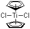 二氯二茂钛分子结构 (CAS 1271-19-8)