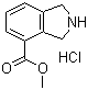 结构式 CAS# 127168-90-5, 4-(甲氧羰基)异吲哚啉盐酸盐