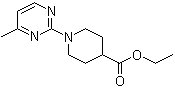 结构式 CAS# 1273680-69-5, 1-(4-甲基-2-嘧啶基)-4-哌啶甲酸乙酯