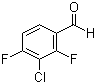 structure of CAS# 127675-46-1, 3-Chloro-2,4-difluorobenzaldehyde
