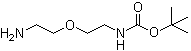 结构式 CAS# 127828-22-2, [2-(2-氨基乙氧基)乙基]氨基甲酸叔丁酯
