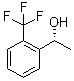 (R)-1-[2-(Trifluoromethyl)phenyl]ethanol molecular structure (CAS 127852-29-3)