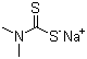 structure of CAS# 128-04-1, Sodium dimethyldithiocarbamate ;Dimethyldithiocarbamic acid sodium salt
