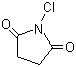 structure of CAS# 128-09-6, N-Chlorosuccinimide;Chlorosuccinimide; Succinchlorimide; 1-Chloro-2,5-pyrrolidinedione