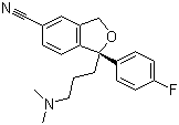 结构式 CAS# 128196-02-1, (R)-西酞普兰