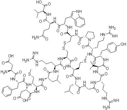 结构式 CAS# 128315-56-0, 小鼠黑色素聚集激素
