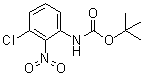 结构式 CAS# 1283176-45-3, N-(3-氯-2-硝基苯基)氨基甲酸叔丁酯