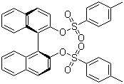 结构式 CAS# 128544-06-9, (S)-(+)-联萘酚二对甲苯磺酸酯