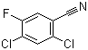 结构式 CAS# 128593-93-1, 2,4-二氯-5-氟苯腈