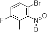 structure of CAS# 1286734-82-4, 1-Bromo-4-fluoro-3-methyl-2-nitrobenzene