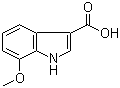 structure of CAS# 128717-77-1, 7-Methoxyindole-3-carboxylic acid