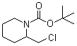 structure of CAS# 1289387-67-2, 2-(Chloromethyl)-1-piperidinecarboxylicacid tert-butylester