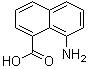 8-氨基-1-萘甲酸分子结构 (CAS 129-02-2)