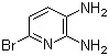 结构式 CAS# 129012-04-0, 6-溴-2,3-吡啶二胺