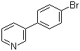 结构式 CAS# 129013-83-8, 3-(4-溴苯基)吡啶
