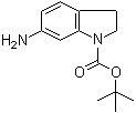 structure of CAS# 129488-00-2, 6-Aminoindoline-1-carboxylic acid tert-butyl ester