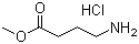 4-氨基丁酸甲酯盐酸盐分子结构 (CAS 13031-60-2)