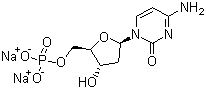 structure of CAS# 13085-50-2, 2'-Deoxycytidine-5'-monophosphate disodium salt