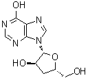 结构式 CAS# 13146-72-0, 3'-脱氧肌苷