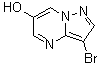 结构式 CAS# 1314893-97-4, 3-溴吡唑并[1,5-a]嘧啶-6-醇