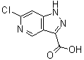 结构式 CAS# 1314903-71-3, 6-氯-1H-吡唑并[4,3-c]吡啶-3-羧酸