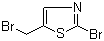 结构式 CAS# 131748-91-9, 2-溴-5-溴甲基噻唑